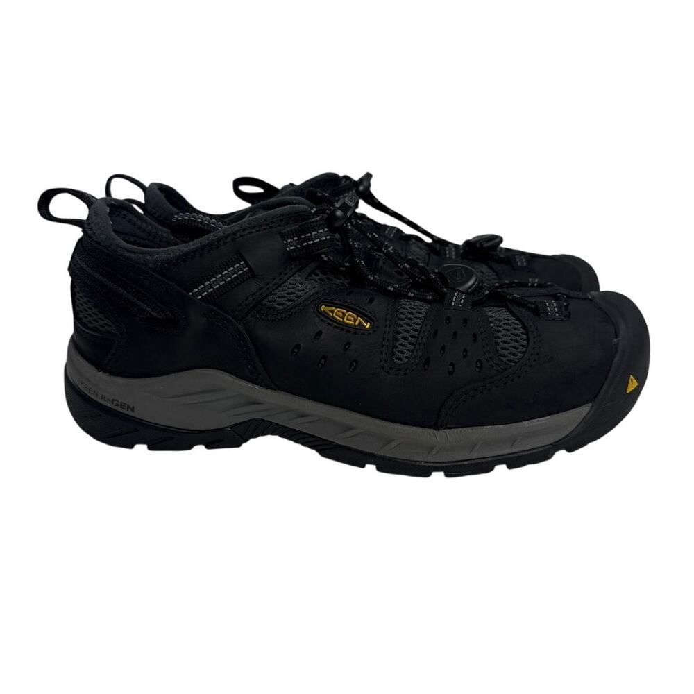 KEEN Utility Men’s Black Safety Toe Low Work Shoes Size 8 D